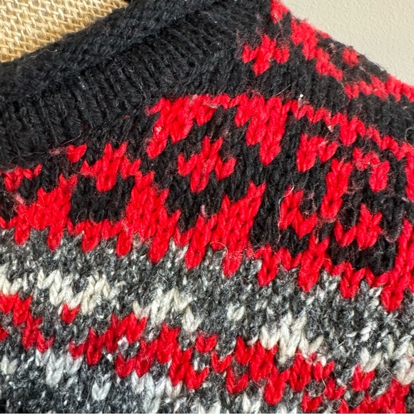 Vintage Knit Cotton Wool Blend Sweater - Medium - Picture 4 of 7